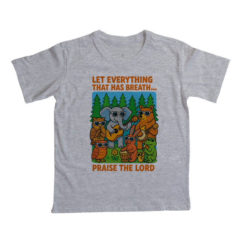CAMISETA INFANTIL PRAISE THE LORD