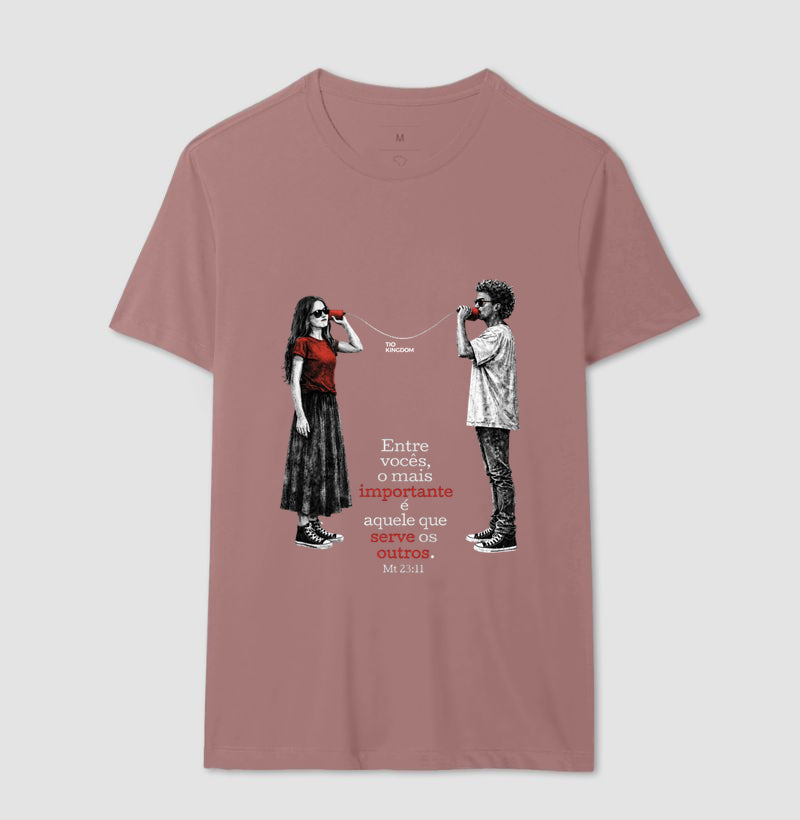 CAMISETA CRISTÃ SERVIR É PROPÓSITO