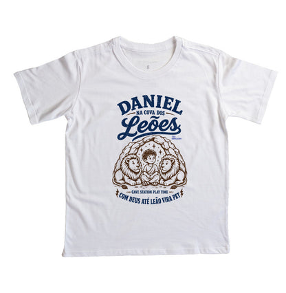 Camiseta Infantil Cova dos Leões Vintage Style