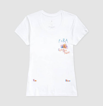 Camiseta Fora das Quatro Paredes – Coleção Aquarela Tio Kingdom