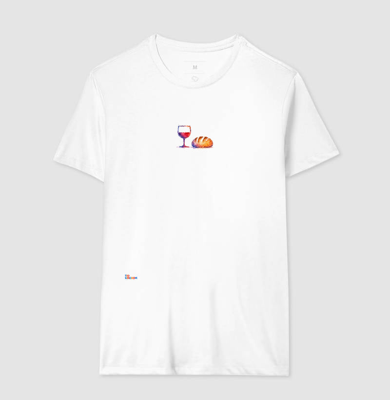 Camiseta Pão e Vinho Aquarela – Tio Kingdom