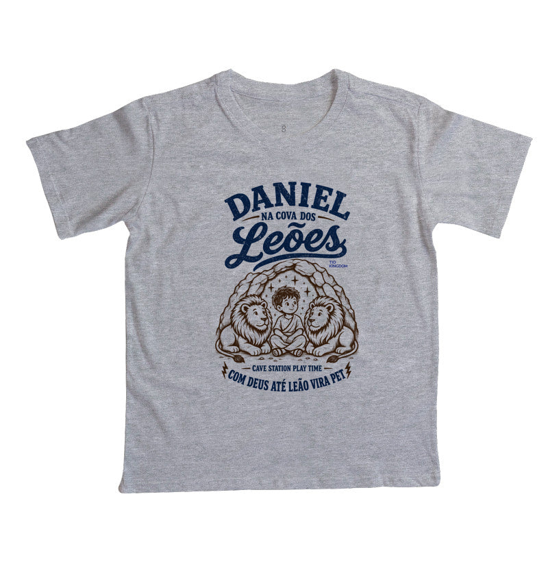 Camiseta Infantil Cova dos Leões Vintage Style