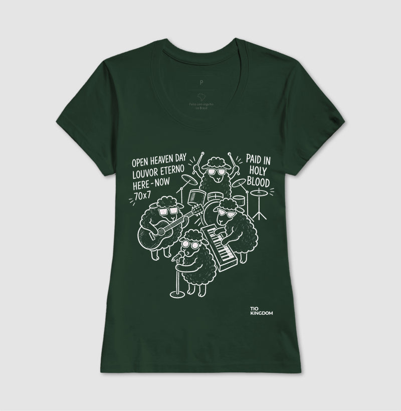 CAMISETA GOSPEL CRISTÃ OPEN HEAVEN