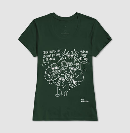 CAMISETA GOSPEL CRISTÃ OPEN HEAVEN