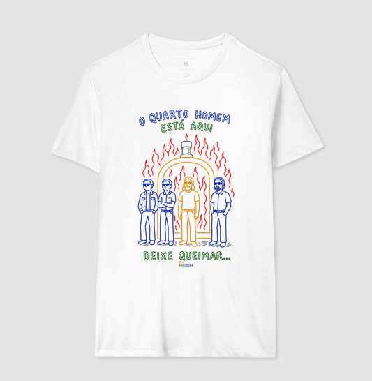 CAMISETA GOSPEL ADULTO DEIXE QUEIMAR KINGDOM VIBES