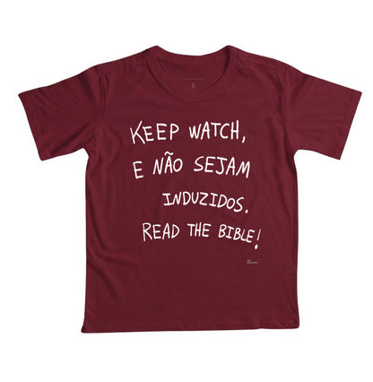 Camiseta Infantil Keep Watch Streetwear Gospel