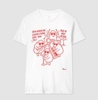 Camiseta Cristã Open Heaven - Louvor Eterno | Moda Gospel Streetwear