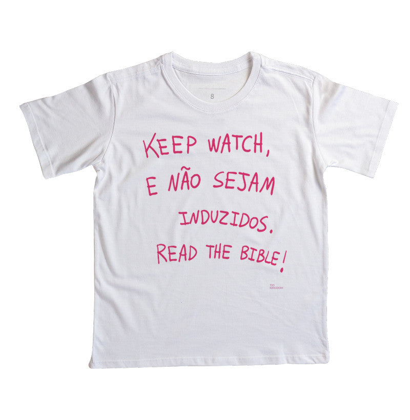 Camiseta Infantil Keep Watch Streetwear Gospel