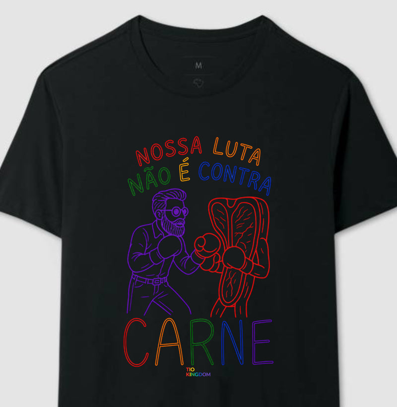 CAMISETA GOSPEL ADULTO CONTRA CARNE KINGDOM VIBES