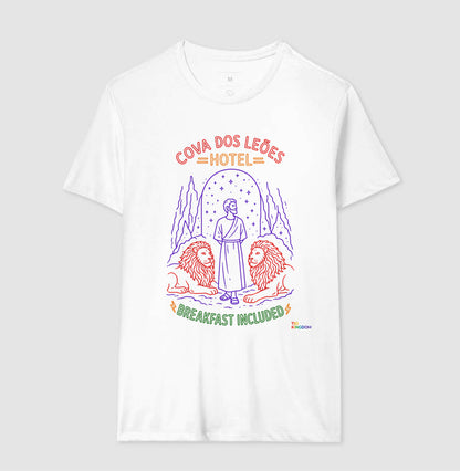 CAMISETA GOSPEL ADULTO COVA DOS LEÕES HOTEL KINGDOM VIBES