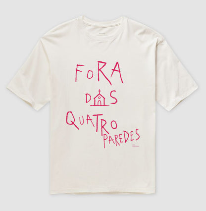 Oversized Fora Das Quatro Paredes Gospel Streetwear