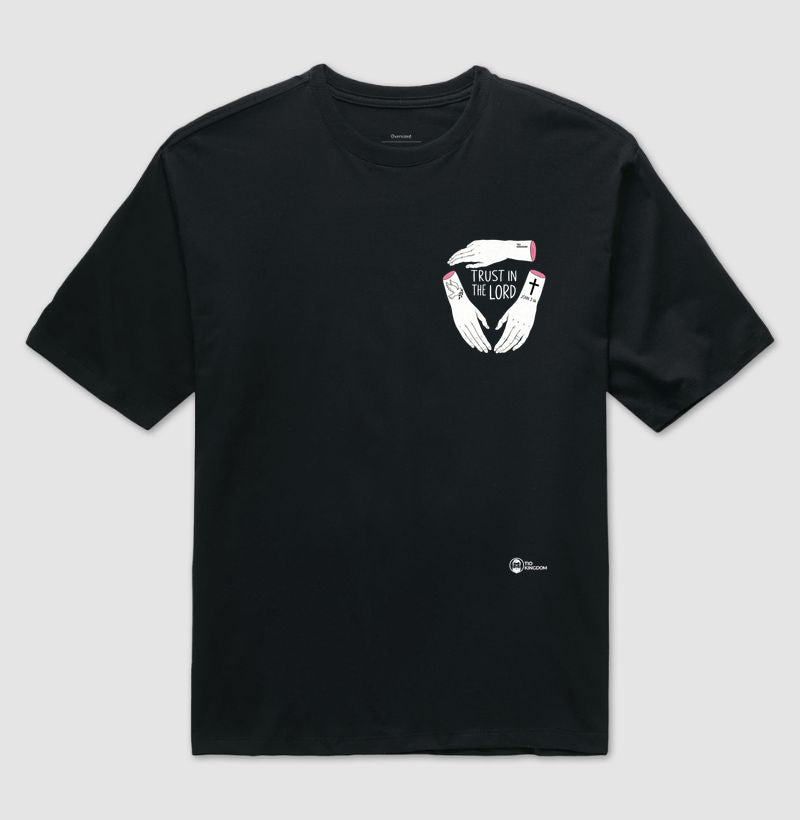 CAMISETA OVERSIZED TRUST IN THE LORD