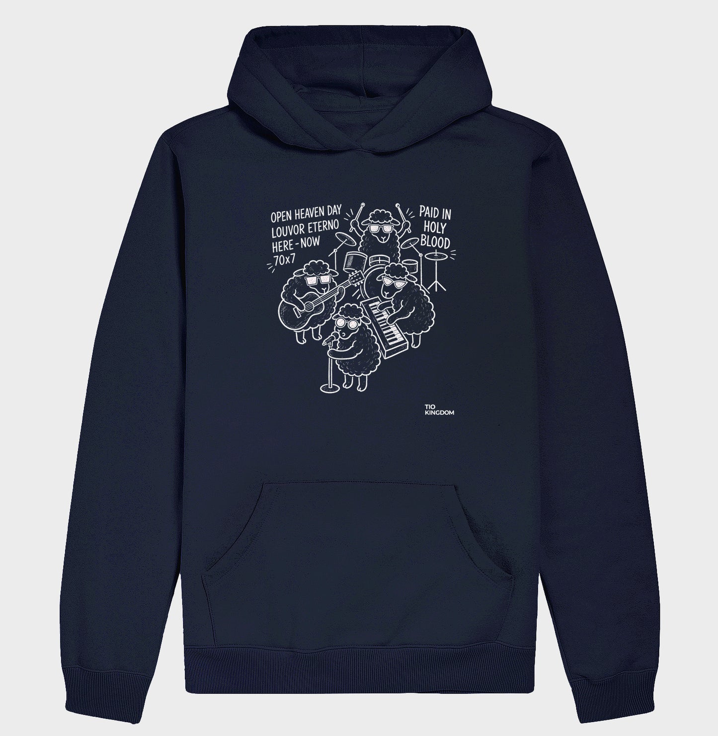 Blusa Moletom Gospel Com Capuz Louvor Eterno Open Heaven