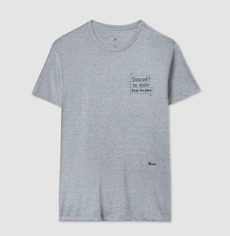 Camiseta Desligue as Vozes Pocket Style