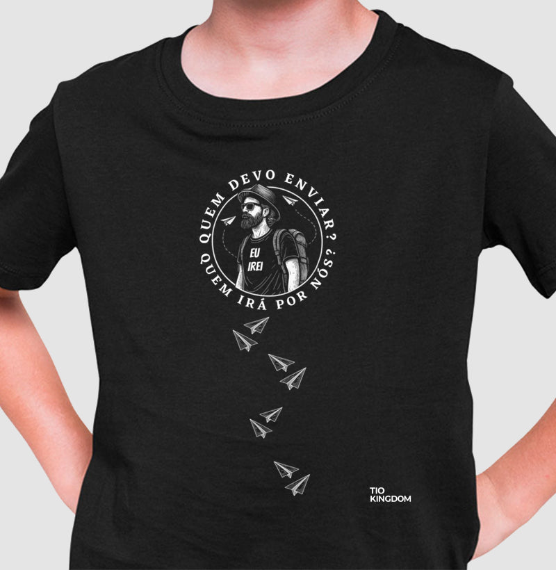 CAMISETA INFANTIL EU IREI INFANTIL