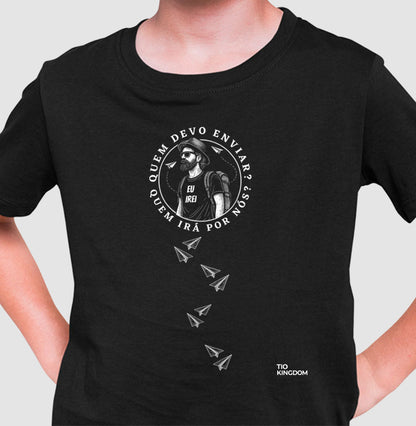 CAMISETA INFANTIL EU IREI INFANTIL