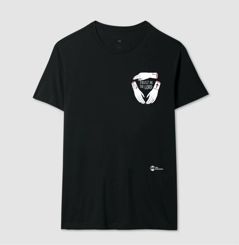 CAMISETA MINIMALISTA TRUST IN THE LORD