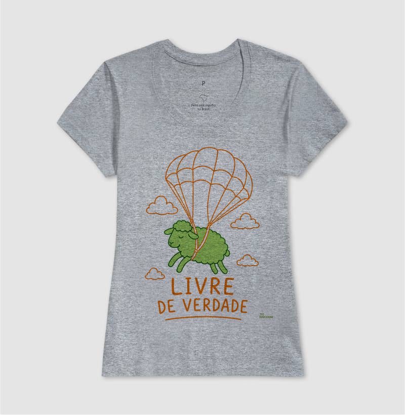 CAMISETA GOSPEL LIVRE DE VERDADE