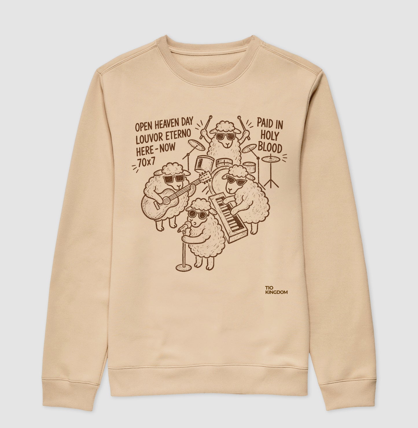 Blusa de Moletom Cristã Open Heaven - Louvor Eterno