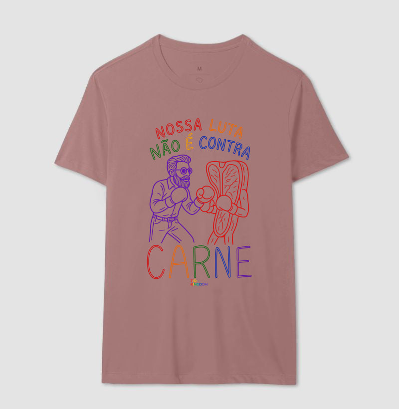 CAMISETA GOSPEL ADULTO CONTRA CARNE KINGDOM VIBES