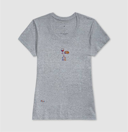 Camiseta Comunhão, Pão e Vinho  – Coleção Aquarela Tio Kingdom