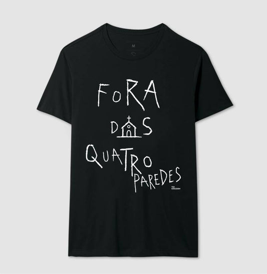 Camiseta Cristã Fora Das 4 Paredes Gospel Streetwear