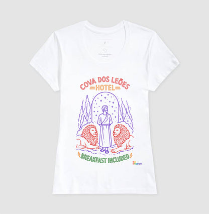 CAMISETA GOSPEL ADULTO COVA DOS LEÕES HOTEL KINGDOM VIBES