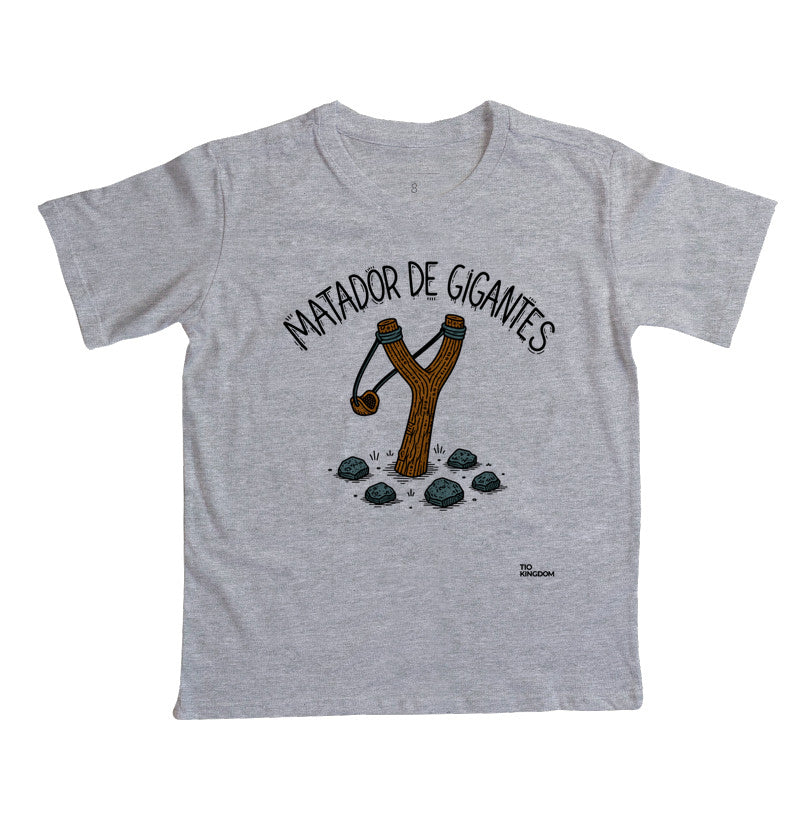 Camiseta Infantil do Reino Matador de Gigantes