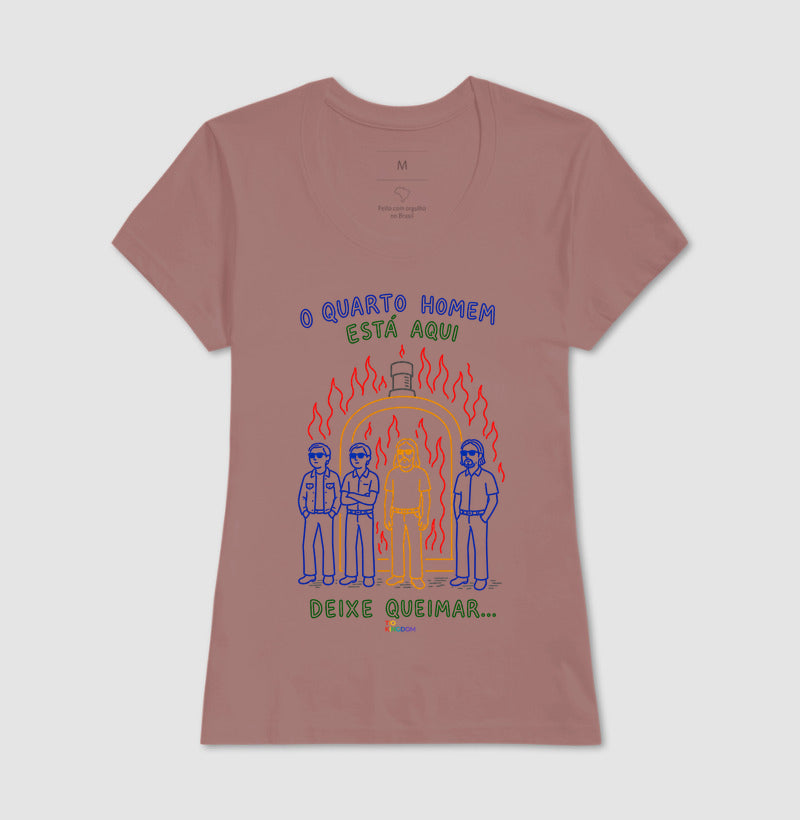 CAMISETA GOSPEL ADULTO DEIXE QUEIMAR KINGDOM VIBES