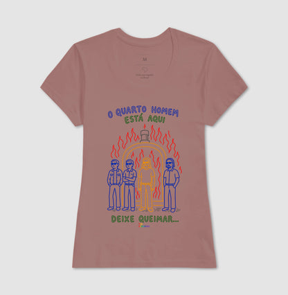 CAMISETA GOSPEL ADULTO DEIXE QUEIMAR KINGDOM VIBES