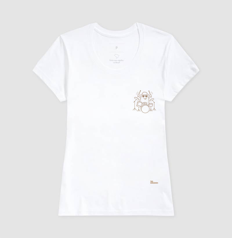 Camiseta Gospel The Dreamer Drummer On Fire Minimalista