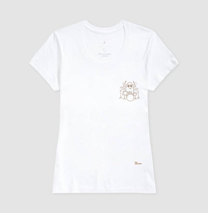 Camiseta Gospel The Dreamer Drummer On Fire Minimalista
