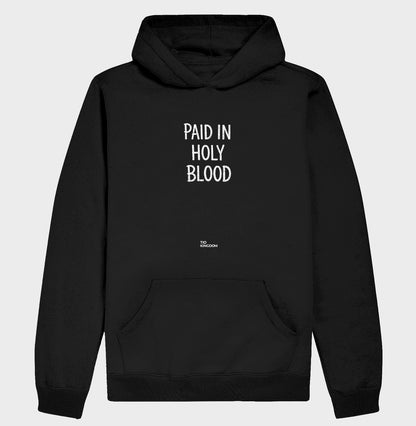 MOLETOM COM CAPUZ GOSPEL CRISTÃ PAID IN HOLY BLOOD