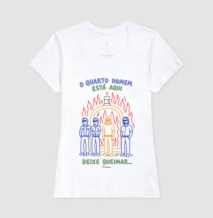 CAMISETA GOSPEL ADULTO DEIXE QUEIMAR KINGDOM VIBES