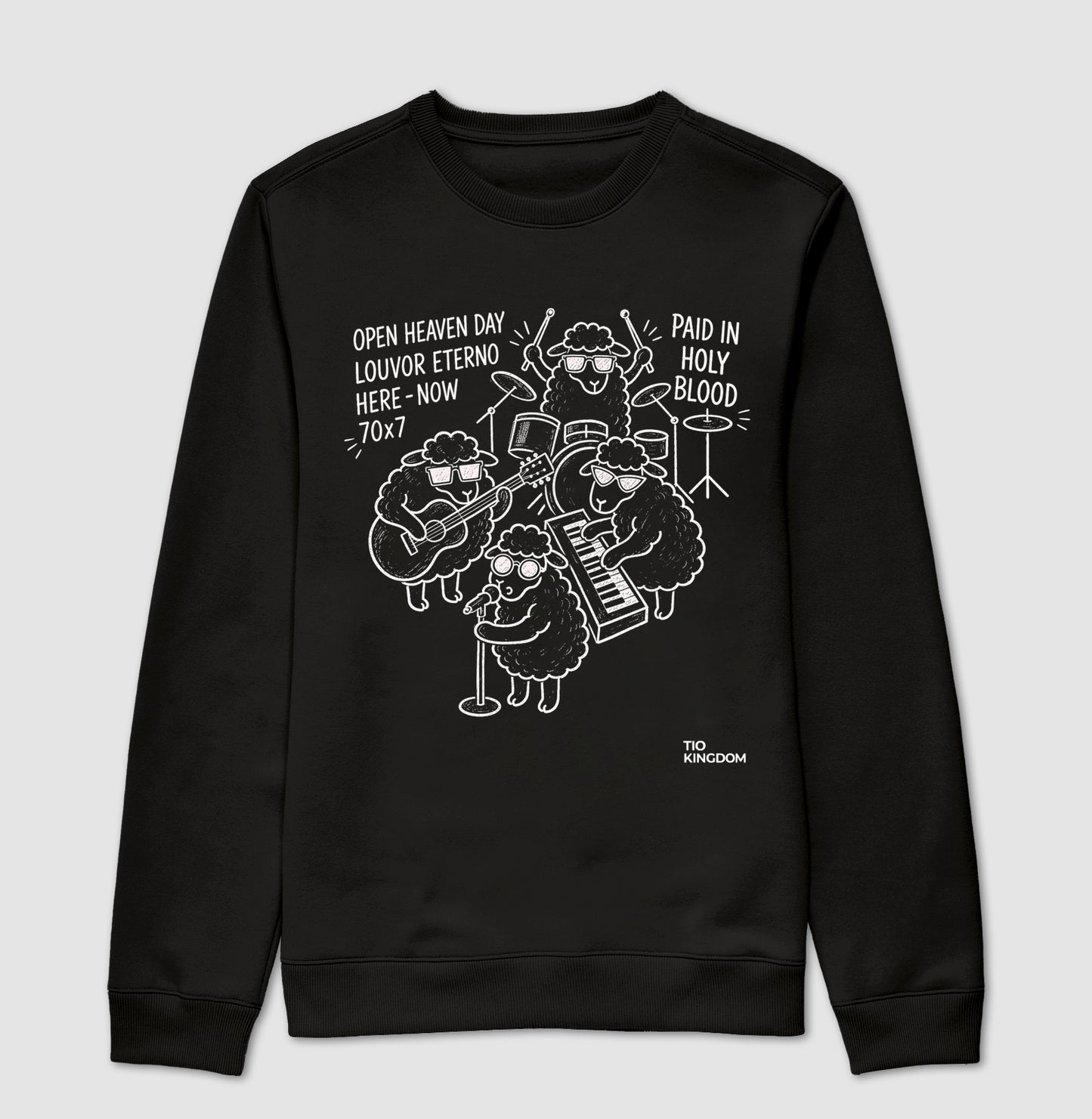 Blusa de Moletom Cristã Open Heaven - Louvor Eterno
