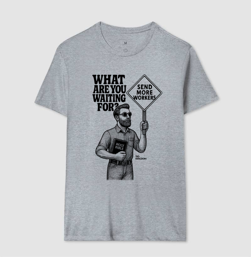 CAMISETA GOSPEL SEND MORE WORKERS