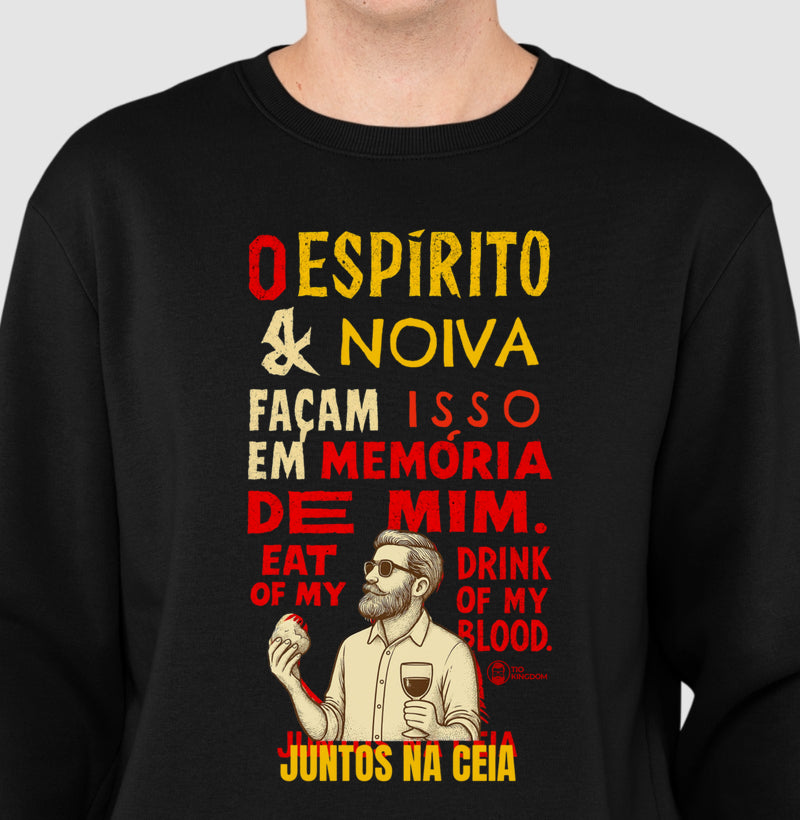 BLUSA MOLETOM SANTA CEIA