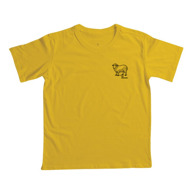 CAMISETA SOMOS OVELHAS MINIMALISTA INFANTIL