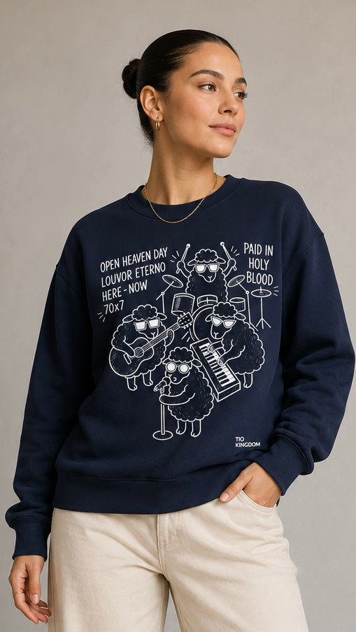 Blusa de Moletom Cristã Open Heaven - Louvor Eterno