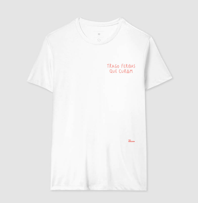 Camiseta Minimalista Feridas Que Curam