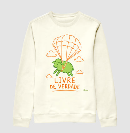 BLUSA GOSPEL MOLETOM LIVRE DE VERDADE