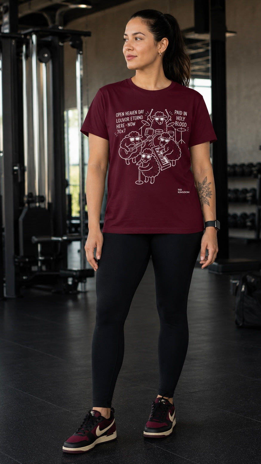 Camiseta Cristã Open Heaven - Louvor Eterno | Moda Gospel Streetwear