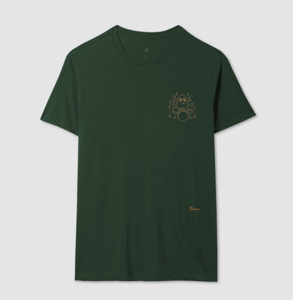 Camiseta Gospel The Dreamer Drummer On Fire Minimalista