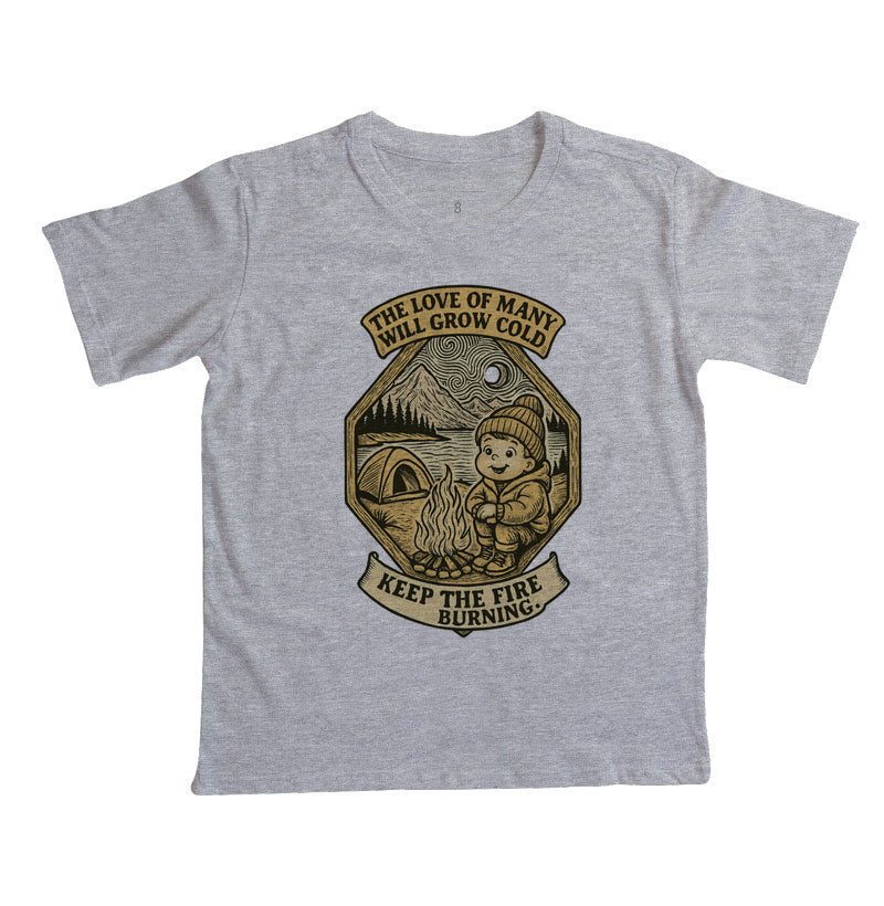 CAMISETA INFANTIL KEEP THE FIRE BURNING