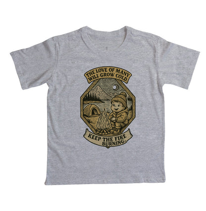 CAMISETA INFANTIL KEEP THE FIRE BURNING