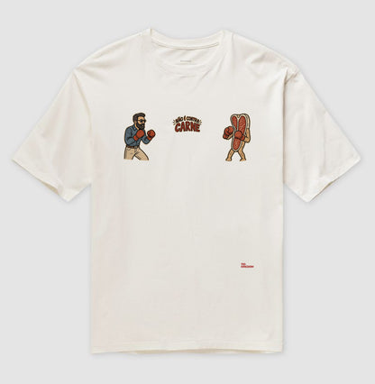 Oversized Cristã Retro Style Efésios 6 Contra Carne