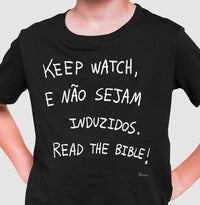 Camiseta Infantil Keep Watch Streetwear Gospel