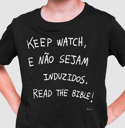 Camiseta Infantil Keep Watch Streetwear Gospel
