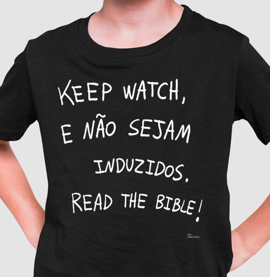 Camiseta Infantil Keep Watch Streetwear Gospel