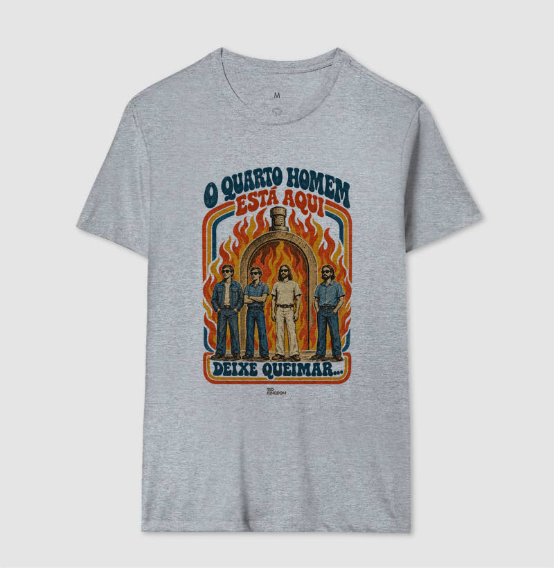 Camiseta Vintage O Quarto Homem - Fornalha